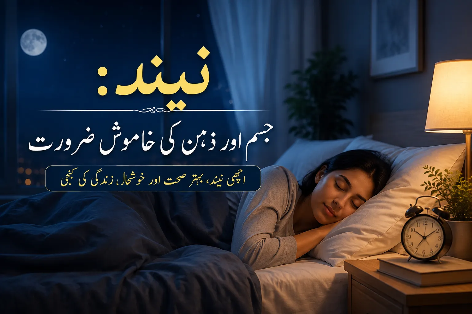 نیند: جسم اور ذہن کی خاموش ضرورت