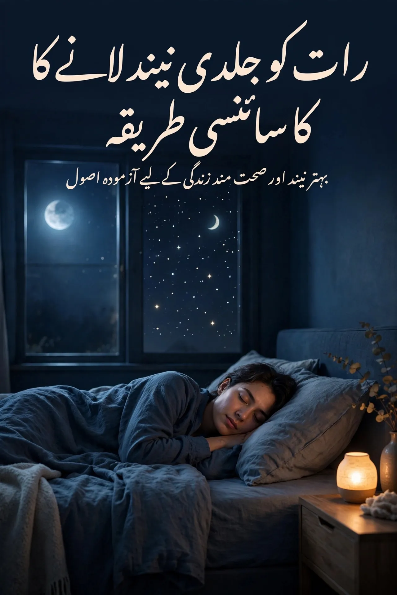 رات کو جلدی نیند لانے کا سائنسی طریقہ: بہتر نیند اور صحت مند زندگی کے لیے اصول