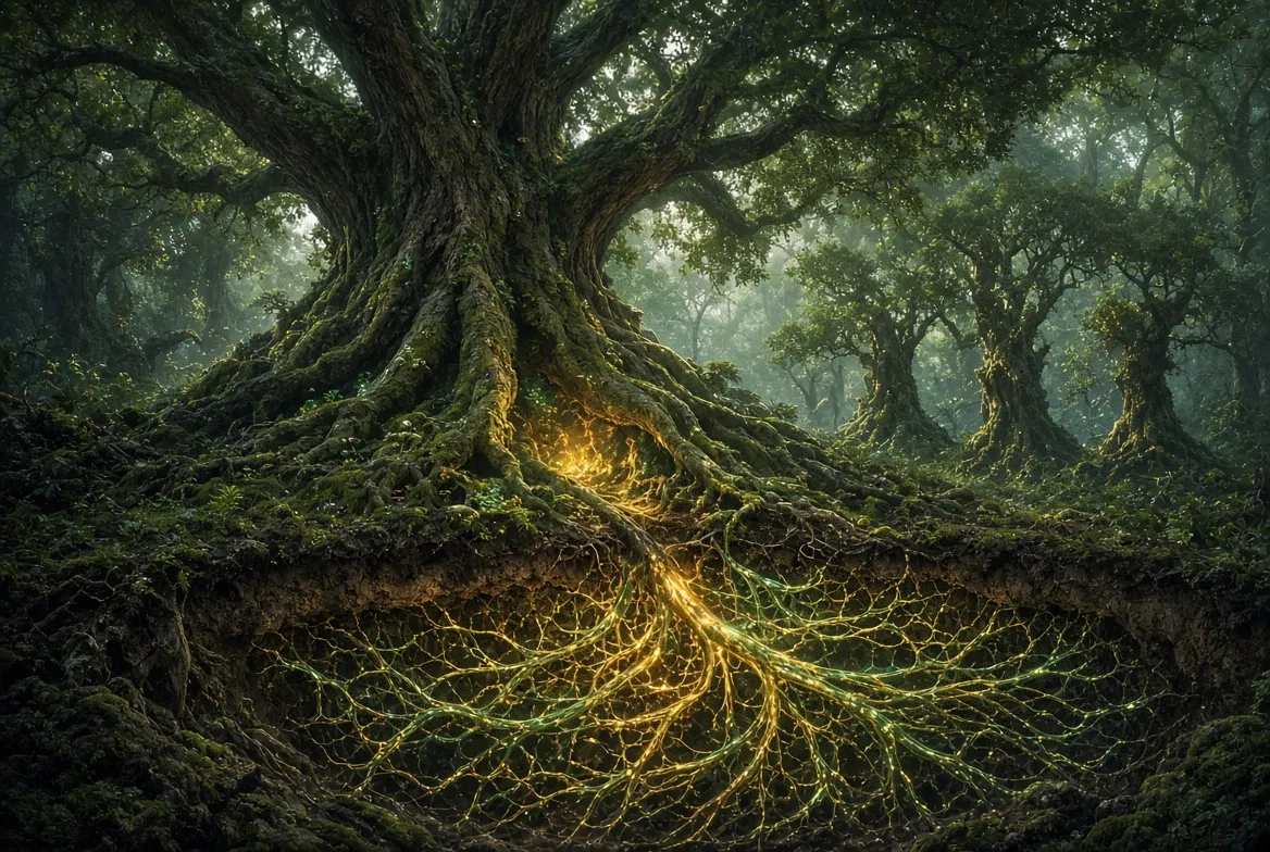 ووڈ وائڈ ویب The Wood Wide Web: درختوں کی خفیہ باتیں