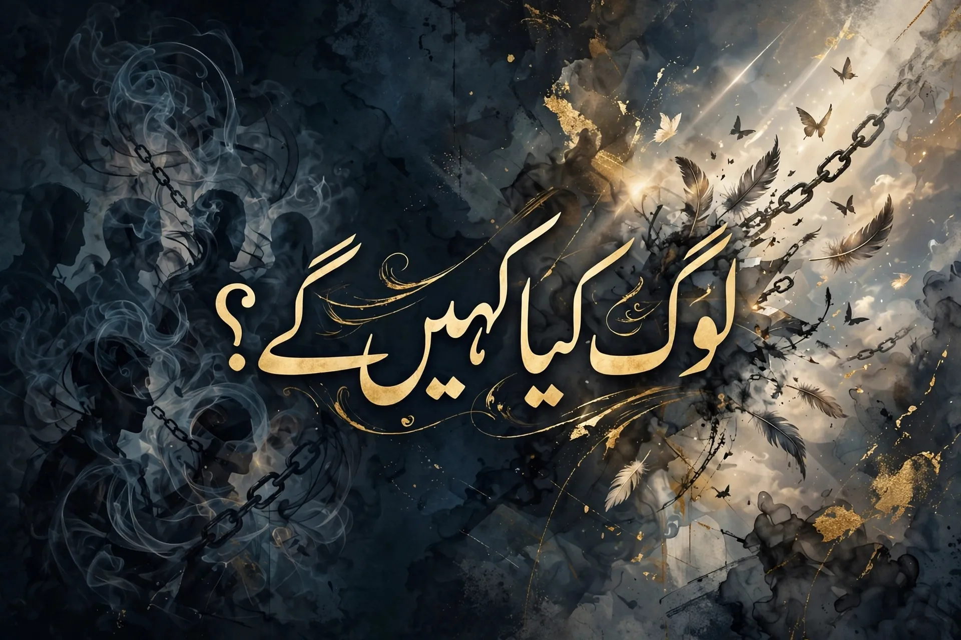 تنقید کا خوف اور لوگوں کی رائے: "لوگ کیا کہیں گے"